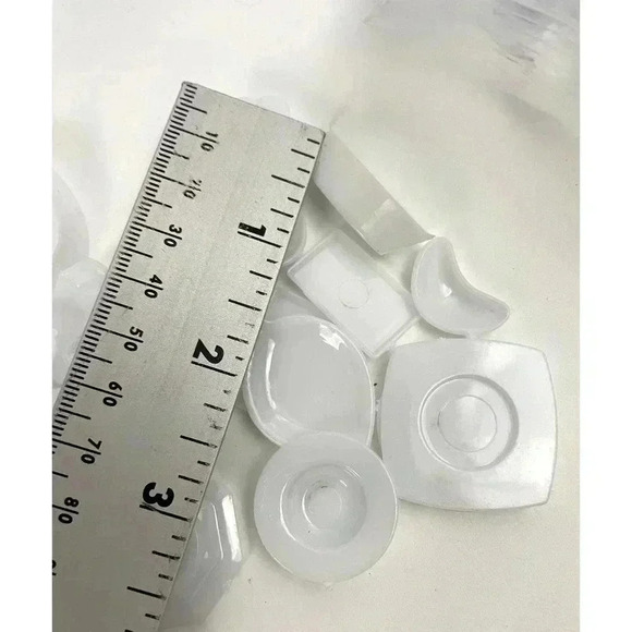 Lot of 8 Miniature Dollhouse Tea Serving Set Tiny Plates Cups Glasses - Picture 16 of 16